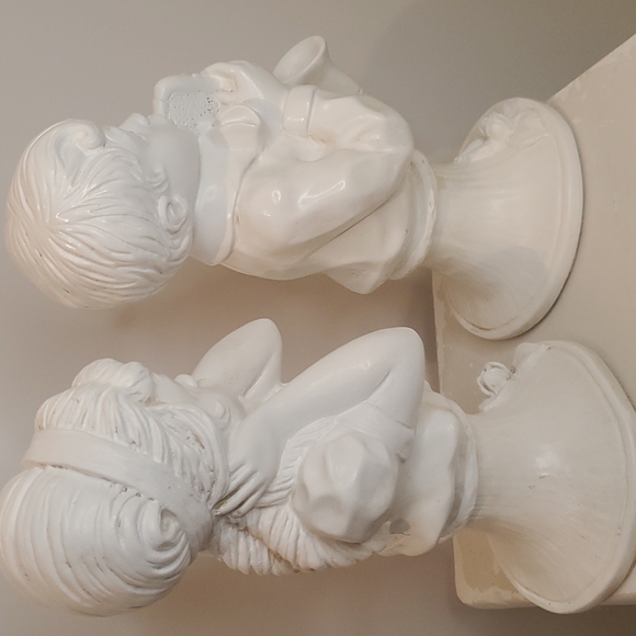 VTG Saxaphone Musical Boy and Girl STATUES 1971 - Picture 9 of 13